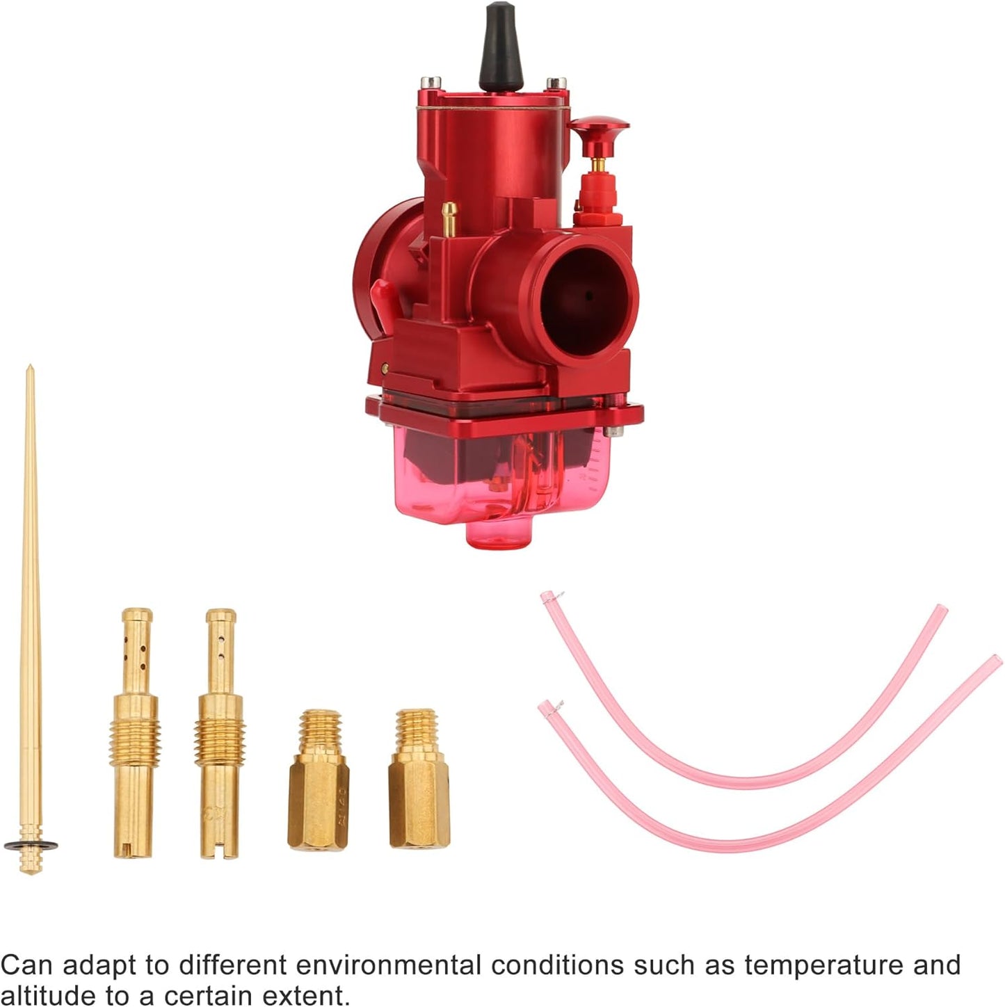 32mm PWK Carburetor Red for 200cc–300cc Dirt Bike ATV Quad