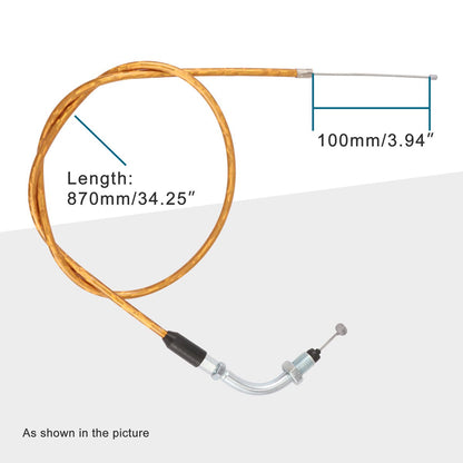 34.3" Throttle Cable with Laser Tube for 50cc-125cc Dirt Pit Bike ATV
