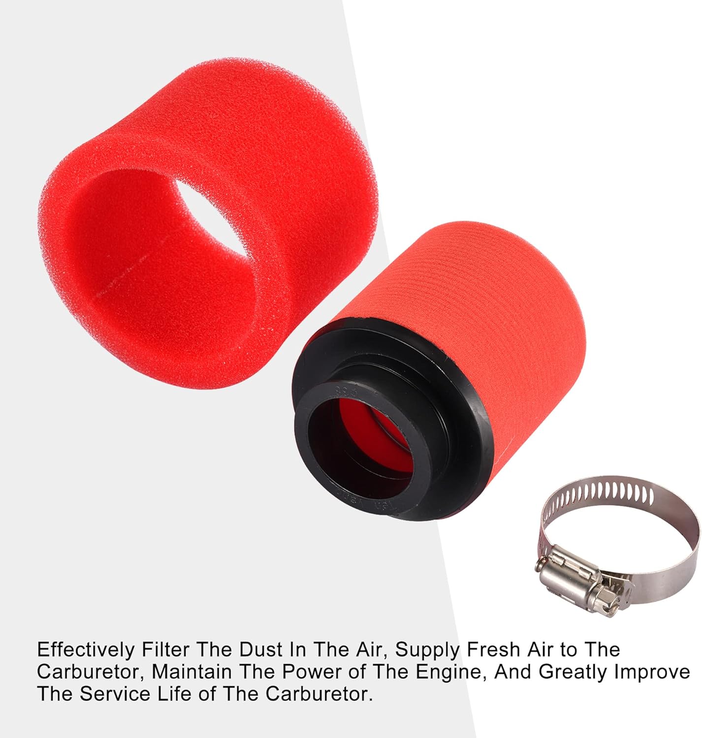 38mm Foam Pod Air Filter for 50cc–125cc ATV Dirt Bike Scooter Go Kart