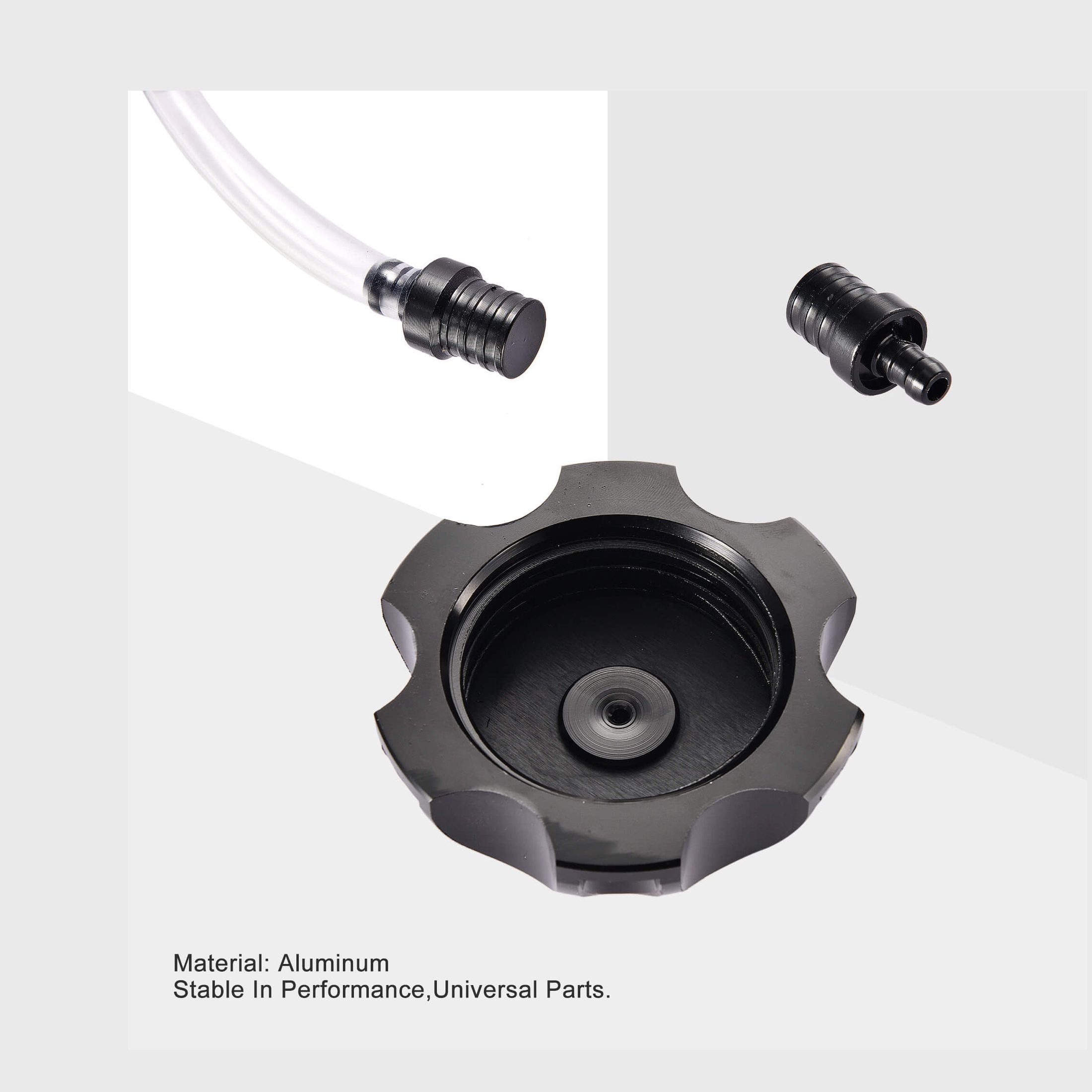 GOOFIT 49.5mm Racing Gas Fuel Tank Cap Replacement for SSR Thumpstar TTR Kayo Taotao Kazuma Coolste 50cc-125cc Motorcycle Pit Bike Black