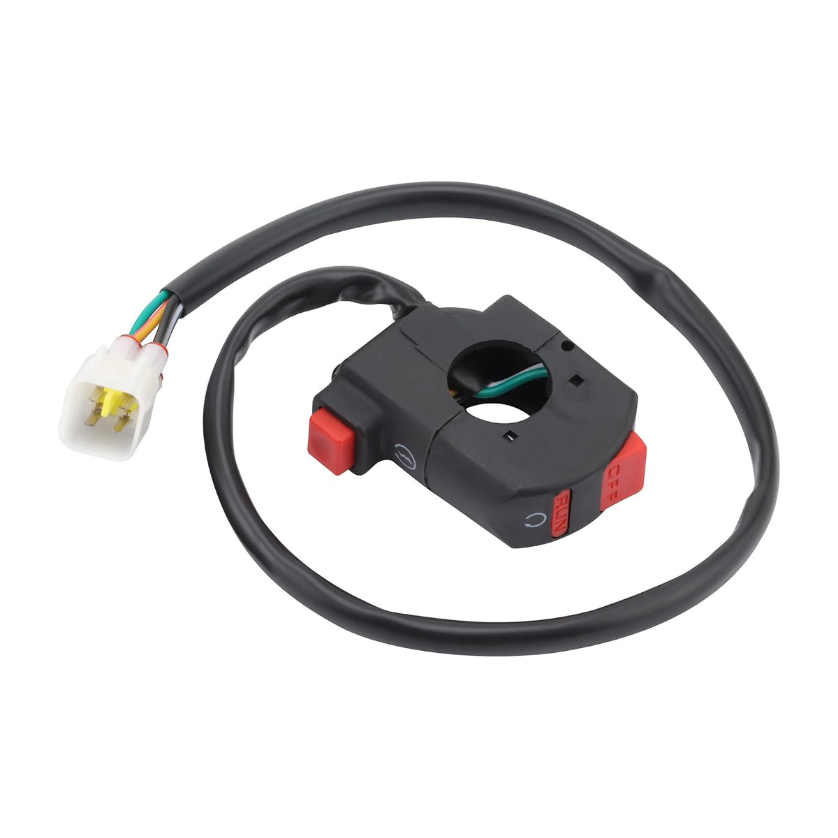 4-Pin 2-Function Handlebar Switch for 22mm / 7/8" Motorcycle ATV Scooter