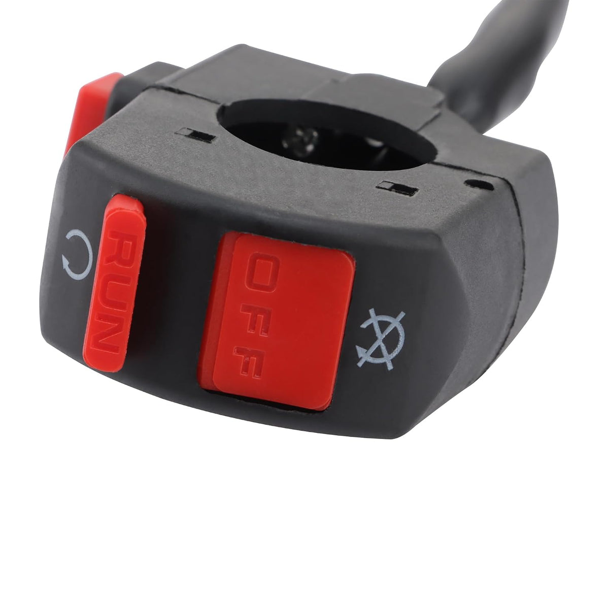 4-Pin 2-Function Handlebar Switch for 22mm / 7/8" Motorcycle ATV Scooter