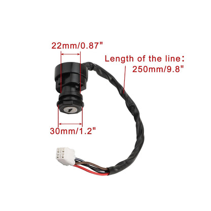 4-Wire Ignition Key Switch for Yamaha YFM400 YFM450 YFZ450 ATV