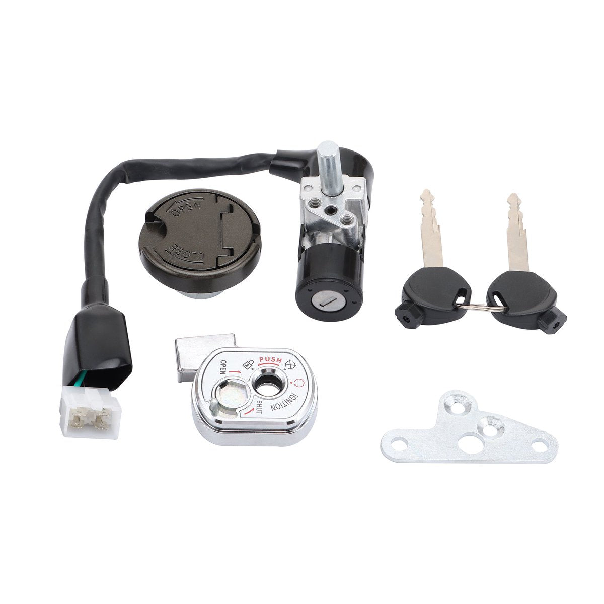 4-Wire Ignition Switch Lock Set for Zuma 50cc 125cc 150cc Scooter