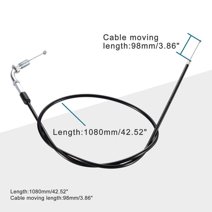 42.52" Throttle Cable for 125cc-250cc Dirt Bike Scooter ATV Go Kart