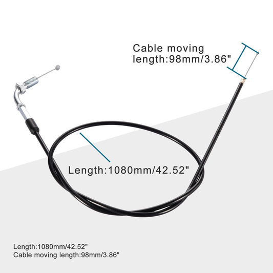 42.52" Throttle Cable for 125cc-250cc Dirt Bike Scooter ATV Go Kart