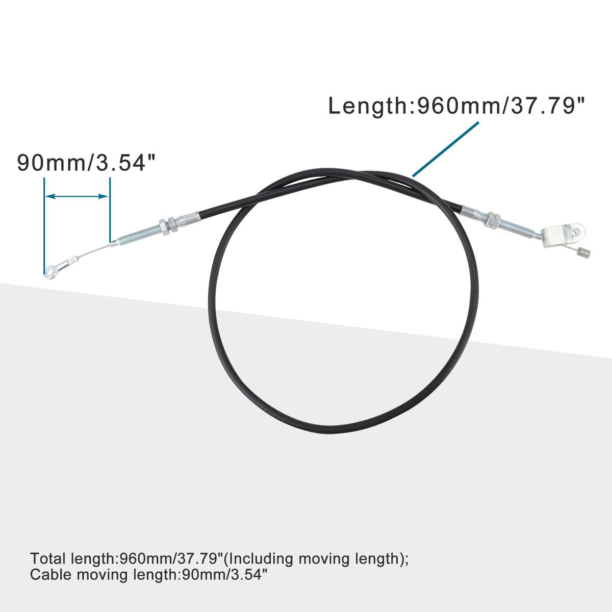 42.9" Reverse Cable for GY6 150cc Scooter ATV Quad Go Kart