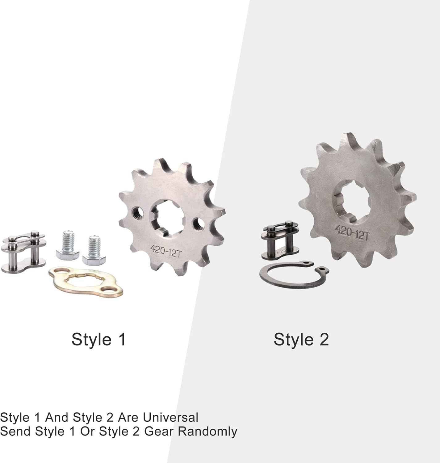 420-12T Front Sprocket 17mm for 50cc-150cc Pit Dirt Bike ATV