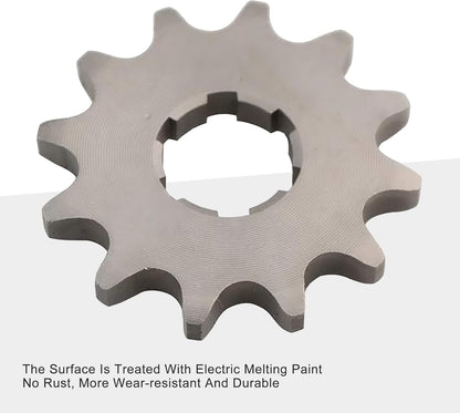 420-12T Front Sprocket 17mm for 50cc-150cc Pit Dirt Bike ATV