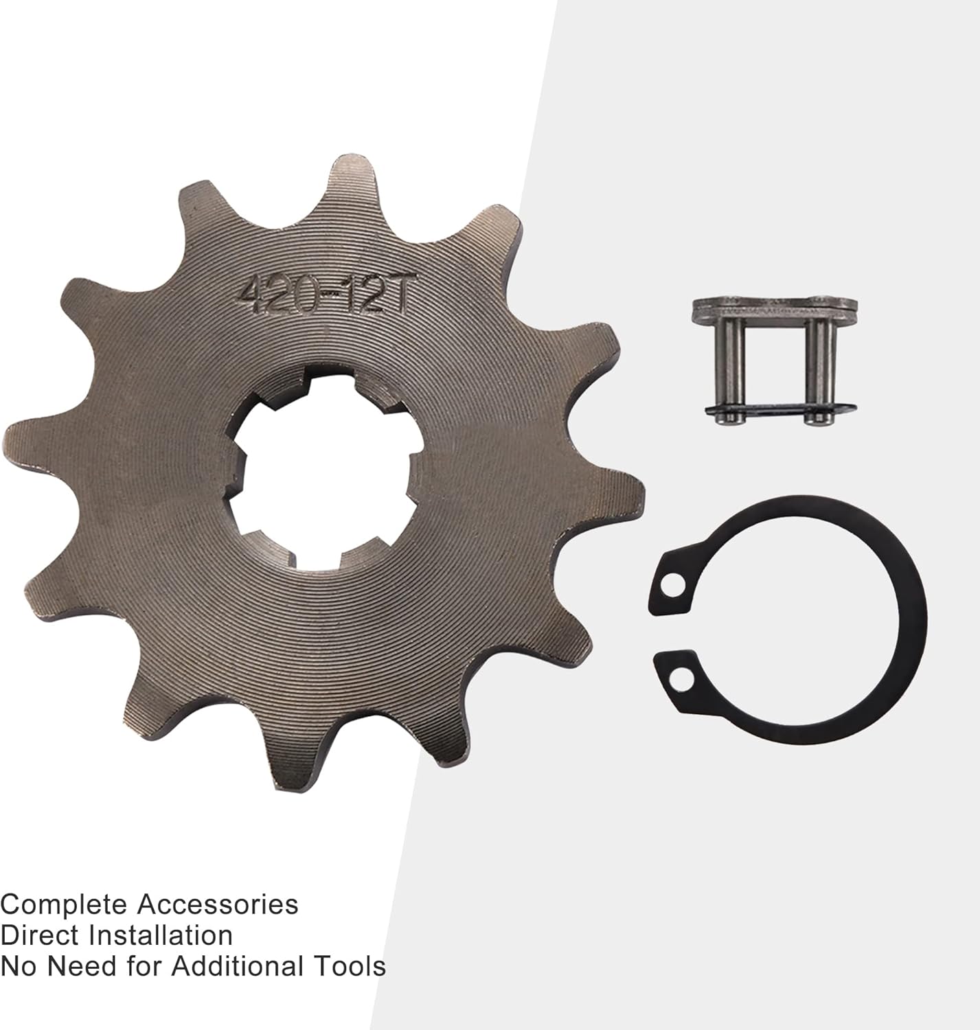 420-12T Front Sprocket 17mm for 50cc-150cc Pit Dirt Bike ATV