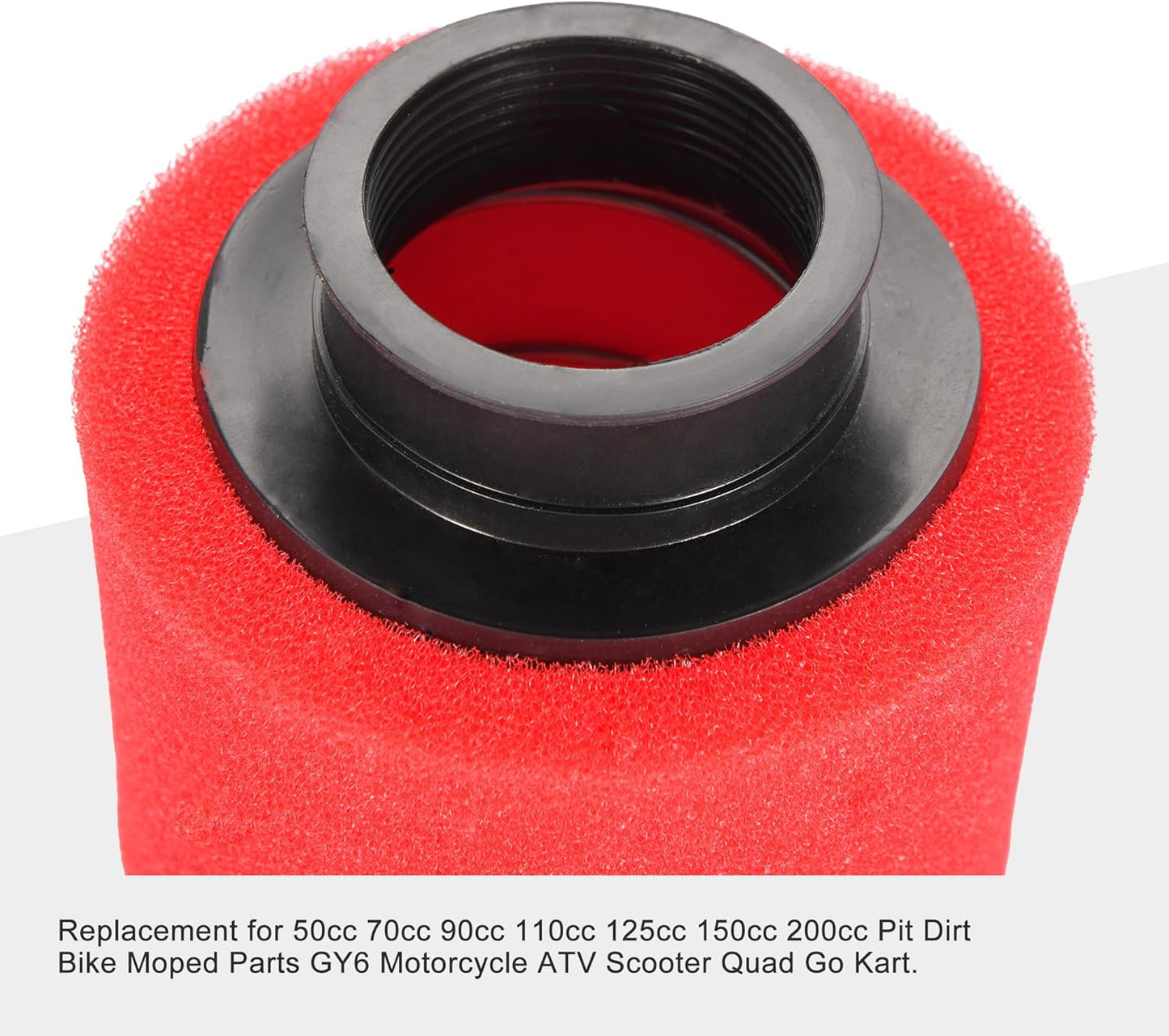 42mm Double Foam Pod Air Filter for 50cc–200cc ATV Dirt Bike Scooter Go Kart