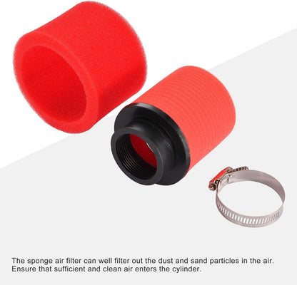 42mm Double Foam Pod Air Filter for 50cc–200cc ATV Dirt Bike Scooter Go Kart