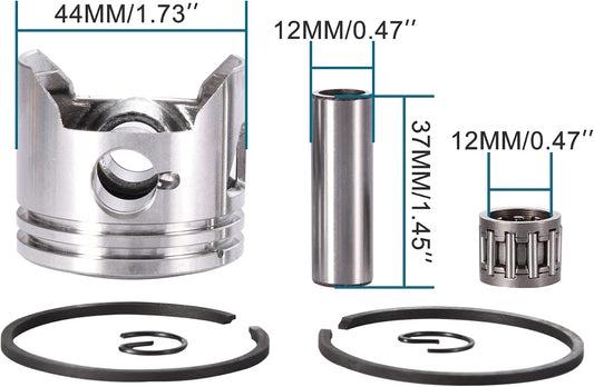 44mm Big Bore Cylinder Carburetor Kit for 47cc 49cc 2-Stroke Pocket Bike