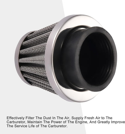 44mm Air Filter for CB CG 200cc 250cc & GY6 150cc Engine ATV Go Kart