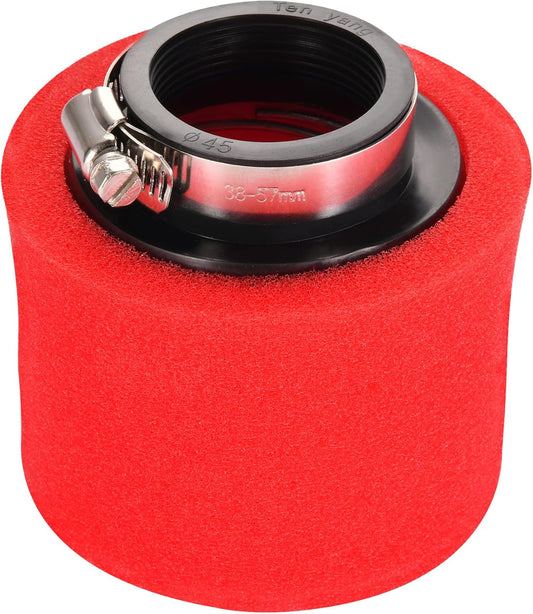 45mm Double Foam Pod Air Filter for GY6 ATV Scooter Dirt Bike