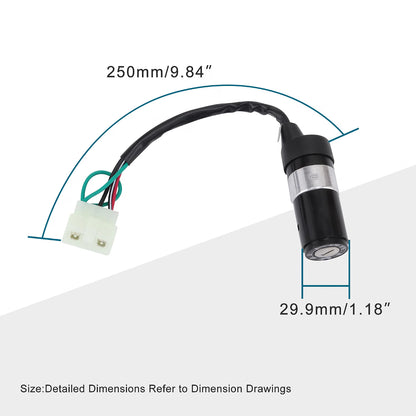 5-Wire Ignition Key Switch for 49cc 50cc Scooter Moped