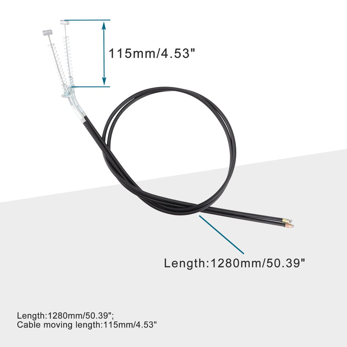 50.4" Brake Cable with Adjuster Pack of 2 for 50cc-125cc ATV Quad