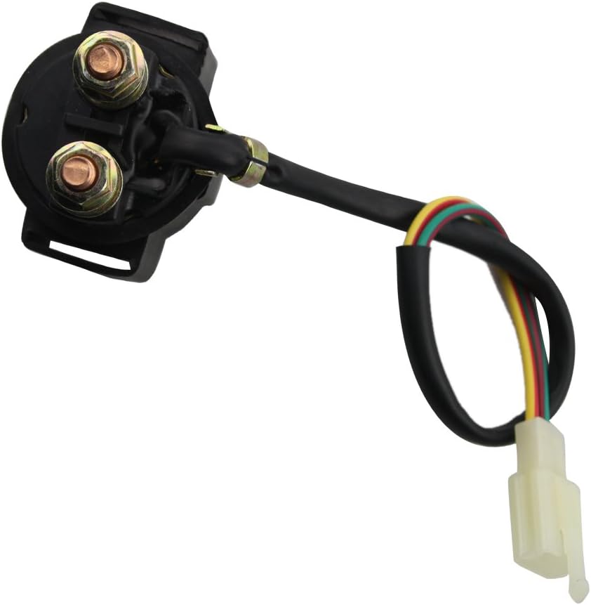 GOOFIT Solenoid Starter Relay Replacement for 4-Stroke GY6 Engine 50cc 150cc 200cc 250cc ATV Dirt Bikes Scooters Go Kart Buggy Quad 4 Wheeler Pit Bike Moped
