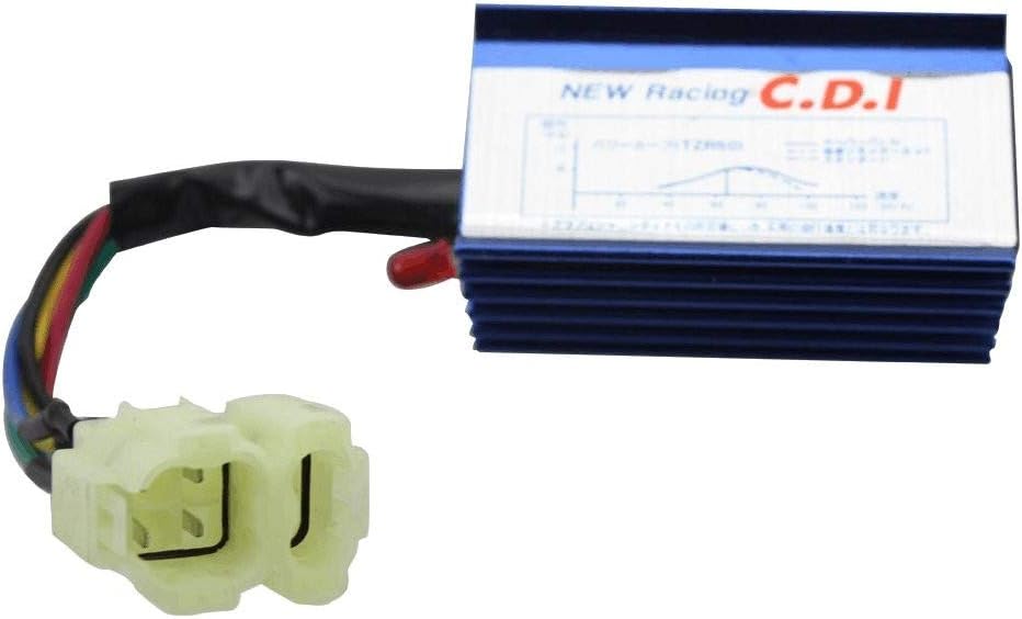 GOOFIT 6 Pin AC Racing CDI Module Replacement for GY6 50cc 125cc 150cc ATV Scooter Moped Go Kart 4 Wheeler Quad Bikes Parts