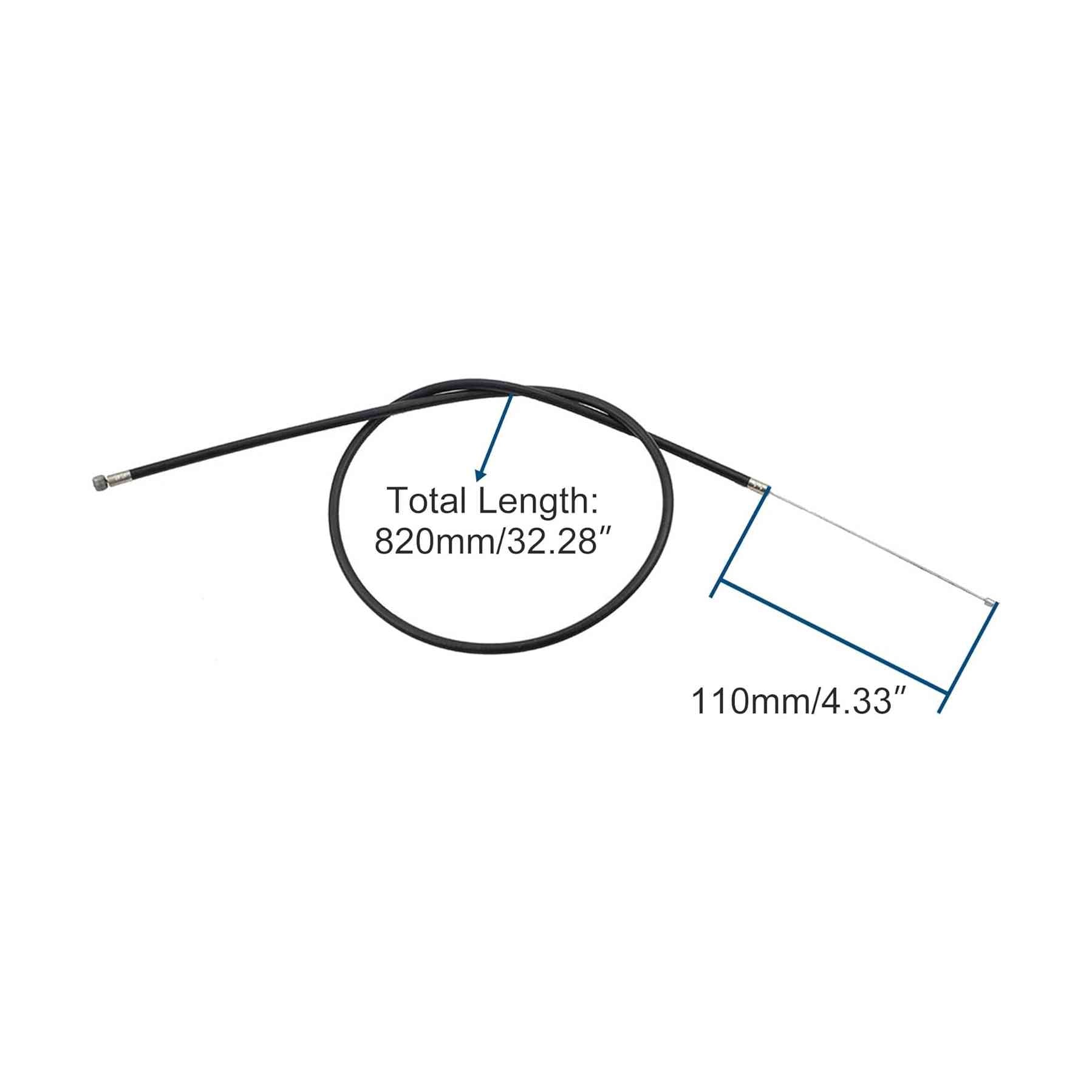 GOOFIT 32.28" Throttle Cable for 2 stroke 47cc 49cc Atv Quad Dirt Bike Pocket Bike Scooter