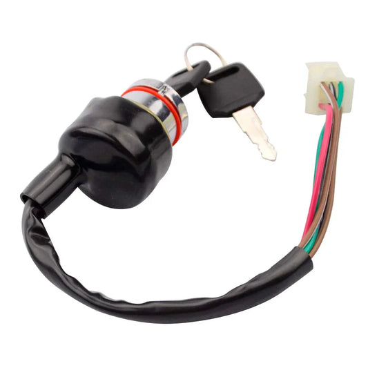 Ignition Key Switch 6-Wire 9-Pin Female Plug for TaoTao SUNL Go Kart ATV - goofitmoto
