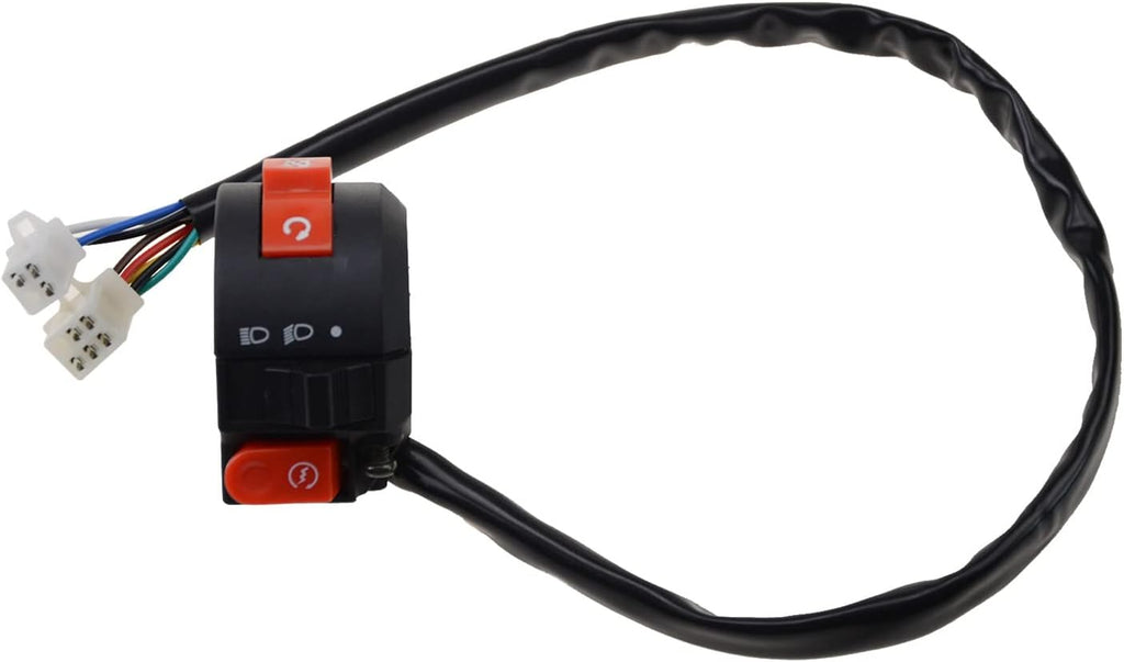 GOOFIT Three-Function 7/8" Handlebar Switch Assembly Replacement for 50cc 70cc 90cc 110cc 125cc 150cc ATVs Quad Wheelers Motorcycles Bike Scooter ATV Snowmobiles