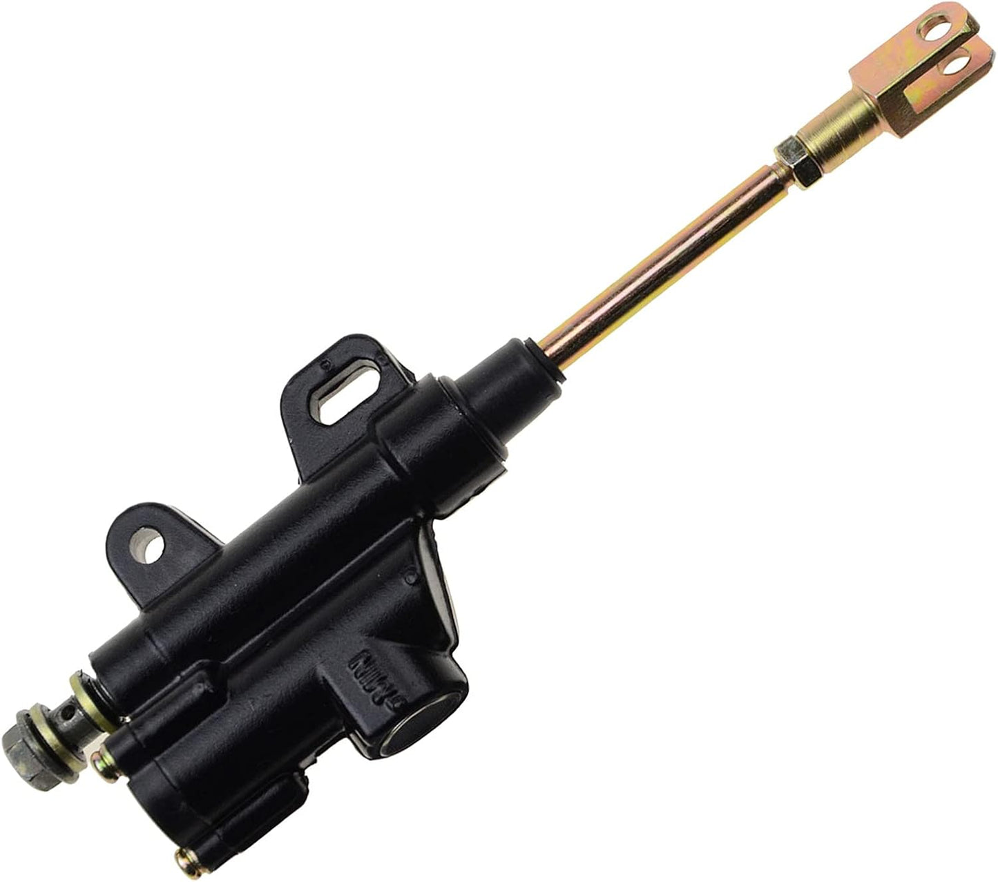 GOOFIT Motorcycle Rear Brake Hydraulic Master Cylinder for 50cc 70cc 90cc 110cc 125cc Chinese Dirt Bike ATV(Black)