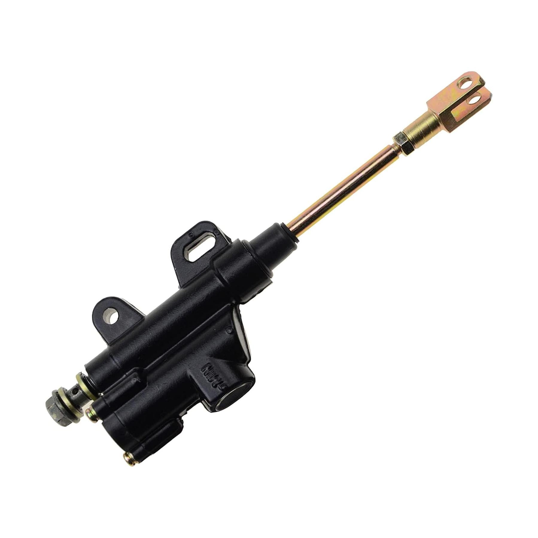 GOOFIT Motorcycle Rear Brake Hydraulic Master Cylinder for 50cc 70cc 90cc 110cc 125cc Chinese Dirt Bike ATV(Black)