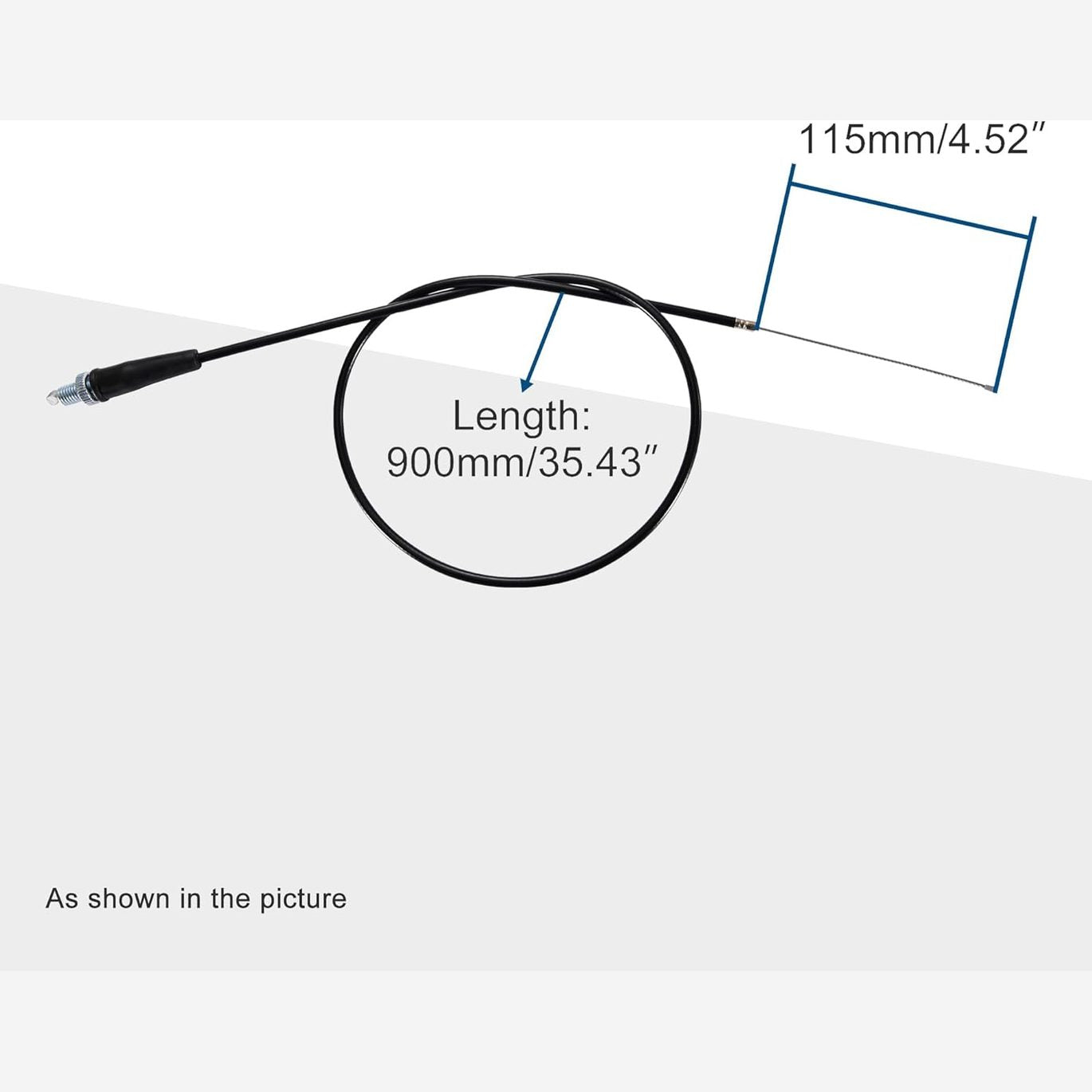GOOFIT 35.43" Throttle Cable for 50cc 70cc 90cc 110cc 125cc Dirt Bike Pit Bike