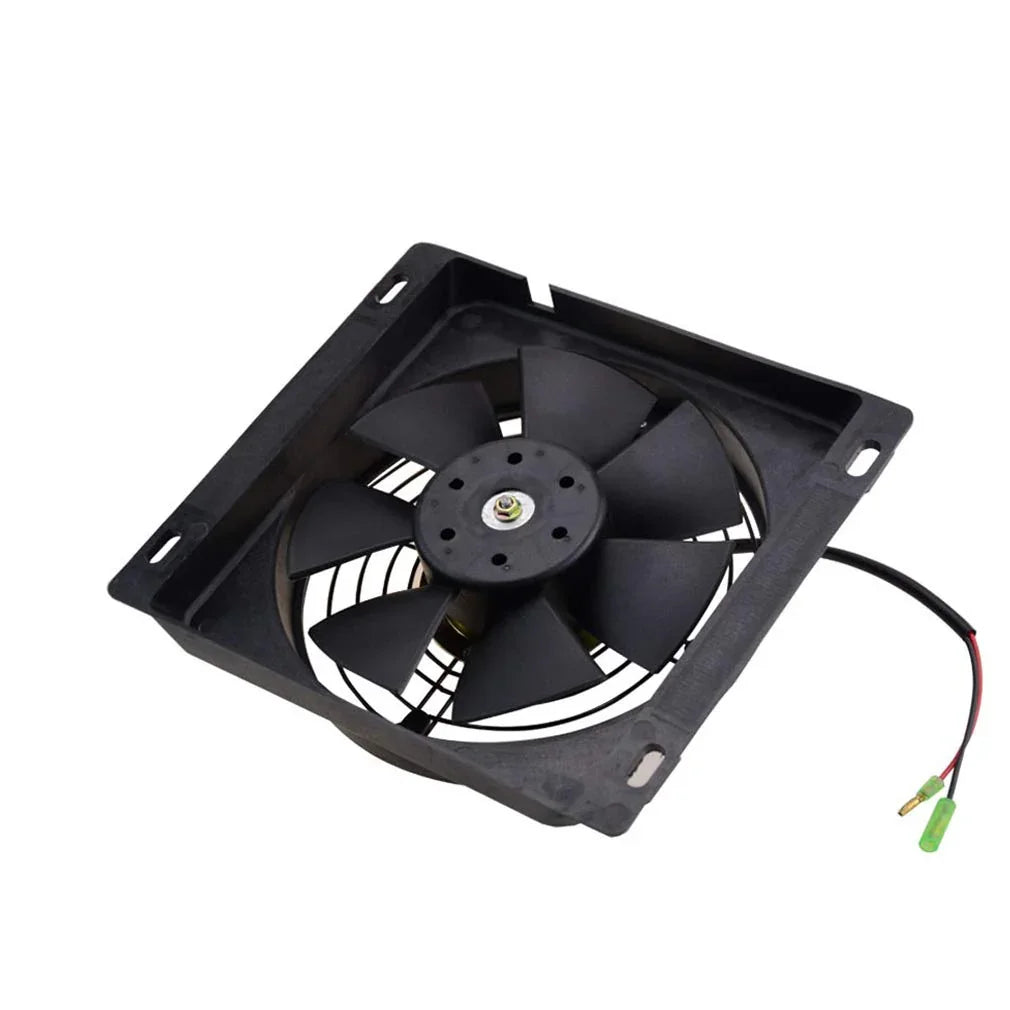 12V DC Square Cooling Fan (7-Blade) for 250cc Water-Cooled Engines - goofitmoto
