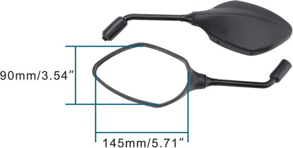 M10 Universal 360° Rotating Rear View Mirrors for SX150 150X, UTV, ATV, Scooter - goofitmoto