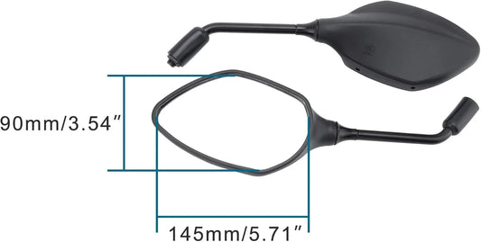 M10 Universal 360° Rotating Rear View Mirrors for SX150 150X, UTV, ATV, Scooter - goofitmoto