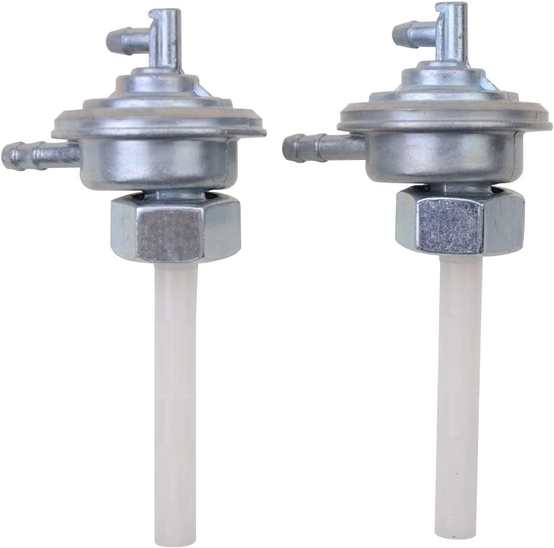 GOOFIT Fuel Pump Valve Petcock w/Filter Low-Tension Switch for GY6 50cc 60cc 80cc 125cc 150cc 139QMB 157QMJ ATV Go Kart Moped Scooter Pack of 2