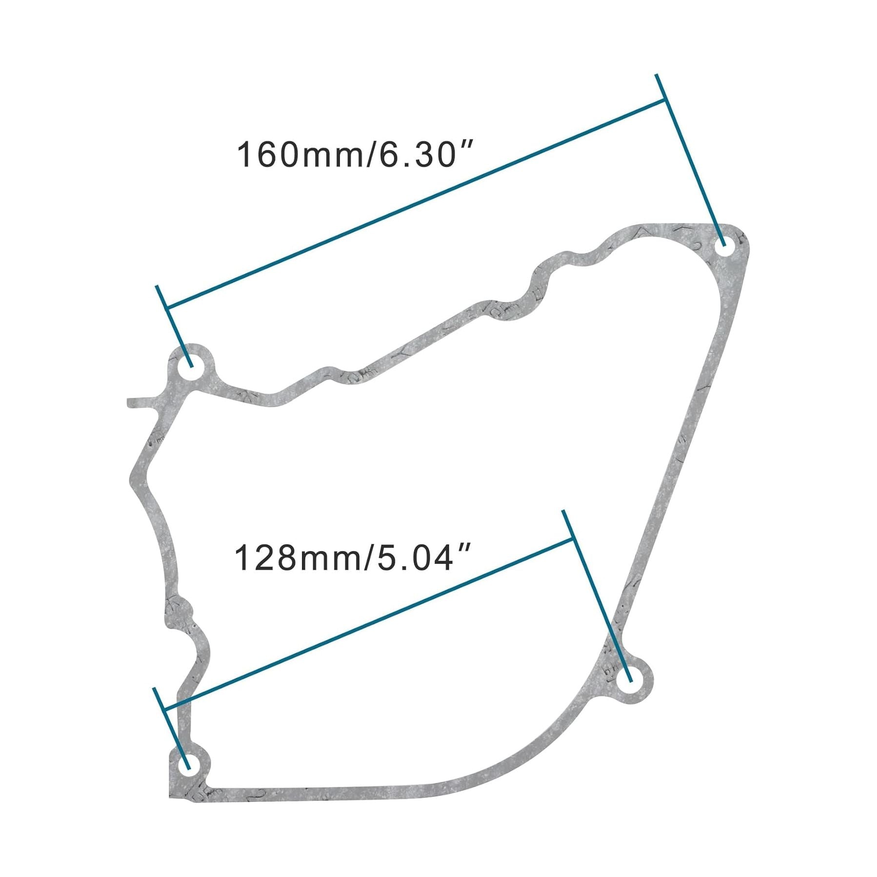 GOOFIT 52.4mm Complete Big Bore Cylinder Top End Gasket Kit Replacement for 4 Stroke 110cc Engine ATV Quad Go Kart Dirt Bike
