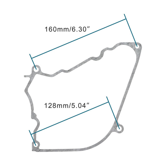 GOOFIT 52.4mm Complete Big Bore Cylinder Top End Gasket Kit Replacement for 4 Stroke 110cc Engine ATV Quad Go Kart Dirt Bike