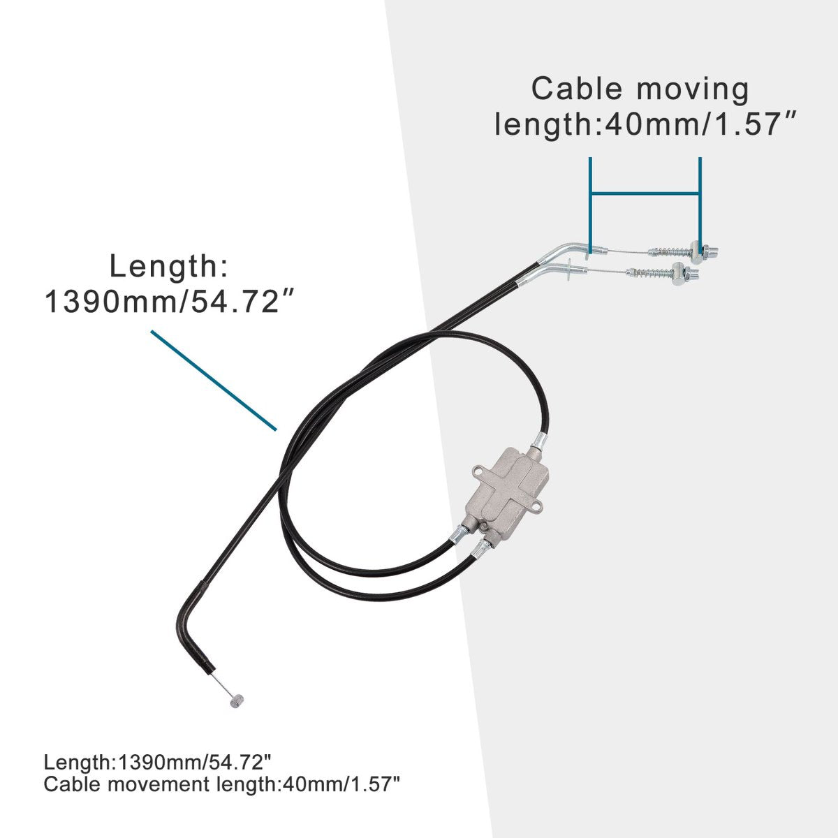 54.7" Brake Cable for 150cc-250cc ATV 4 Wheeler Quad
