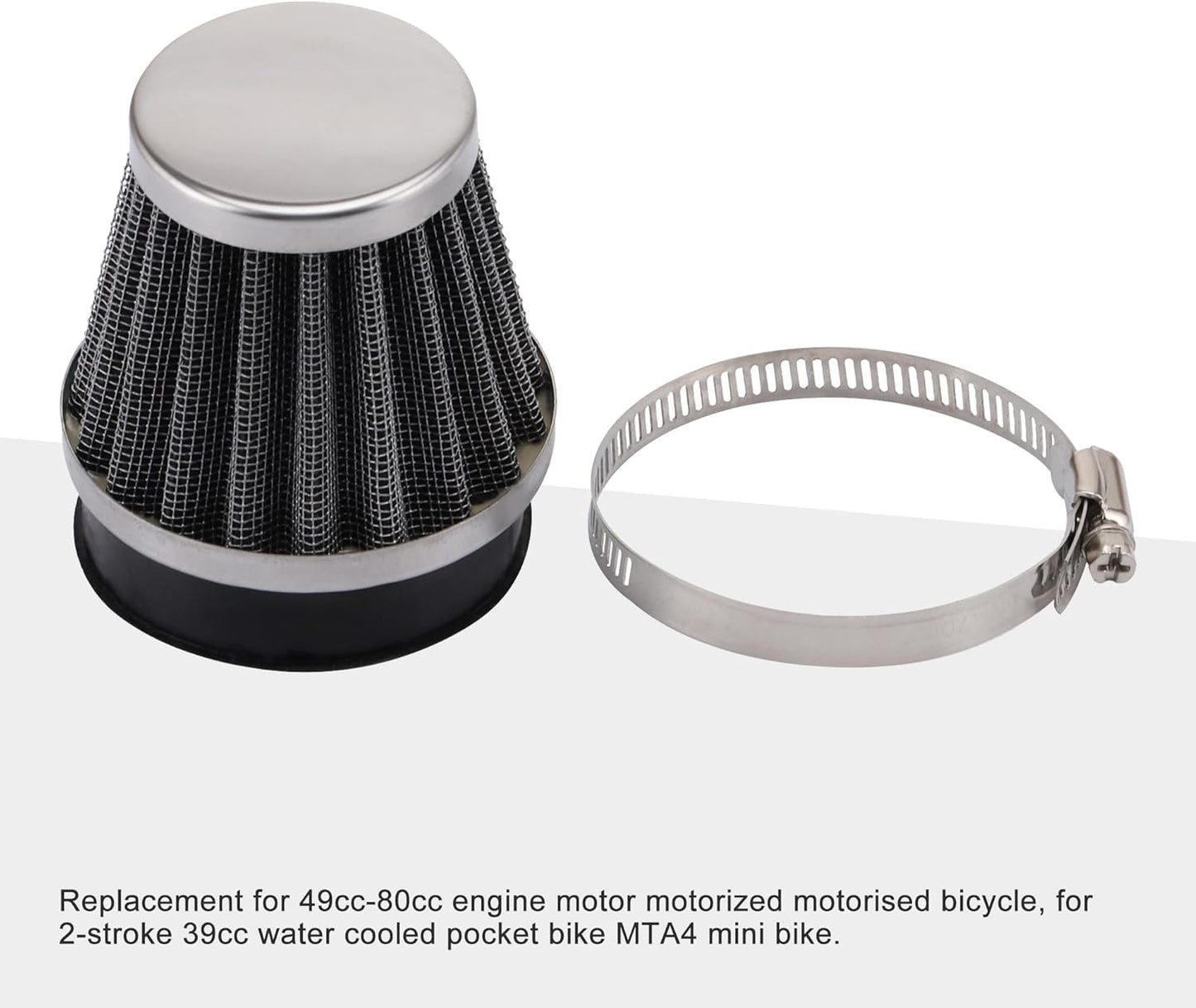 58mm Air Filter for 50cc–250cc GY6 ATV Scooter Go Kart Dirt Bike