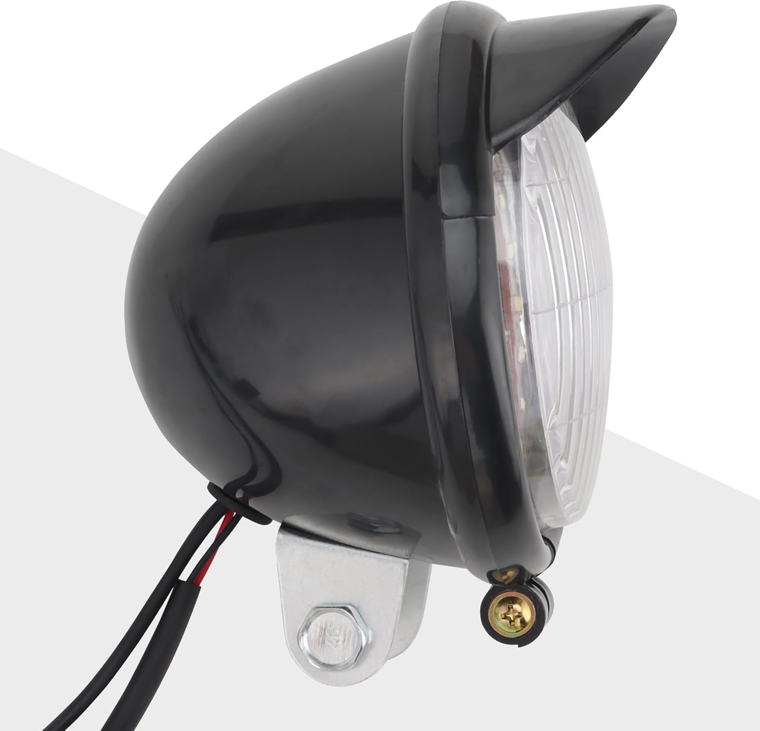 GOOFIT Universal 12V Motorcycle Headlight Front Light Indicator Tail Light With Integrated Turn Signals Backup Light Lamp Bulb for Scooter ATV Bike