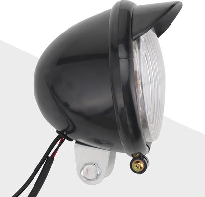 Universal 12V Motorcycle Headlight with Integrated Turn Signals & Tail Light - goofitmoto