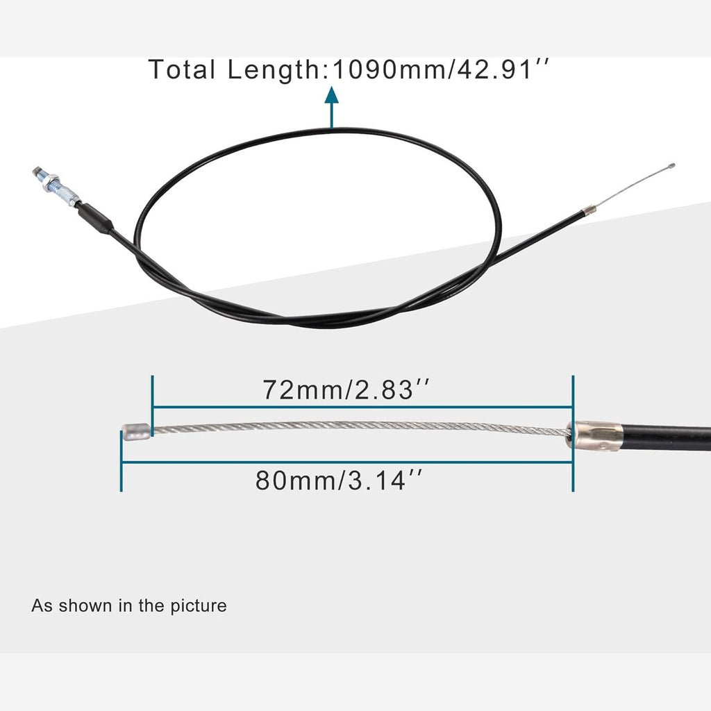 GOOFIT 42.91" Throttle Cable for 200cc 250cc Mini Bike ATV Quad Pit Bike Dirtbike