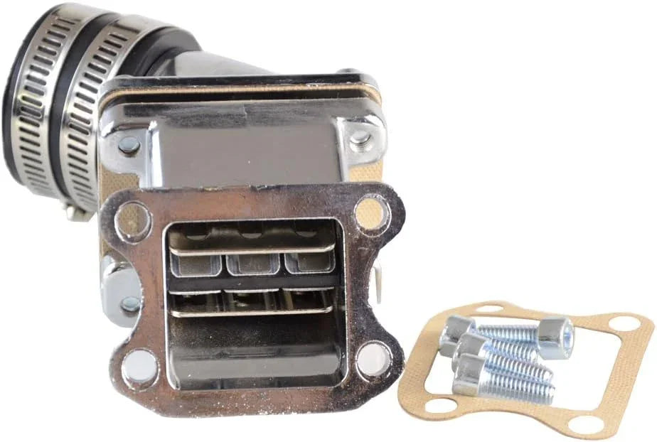 32mm Intake Manifold & Reed Valve Kit for Honda DIO 50, ZX, Elite 50 Scooter - goofitmoto