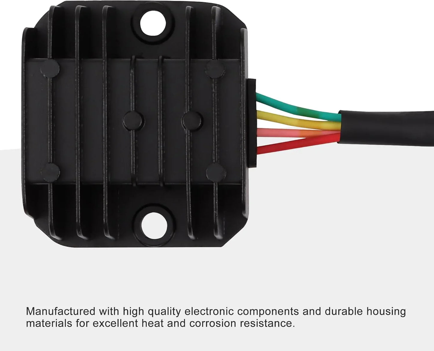 Voltage Regulator Rectifier with Harness Adapter Cable for GY6 50cc, 125cc, 150cc Scooter, Moped & ATV - goofitmoto