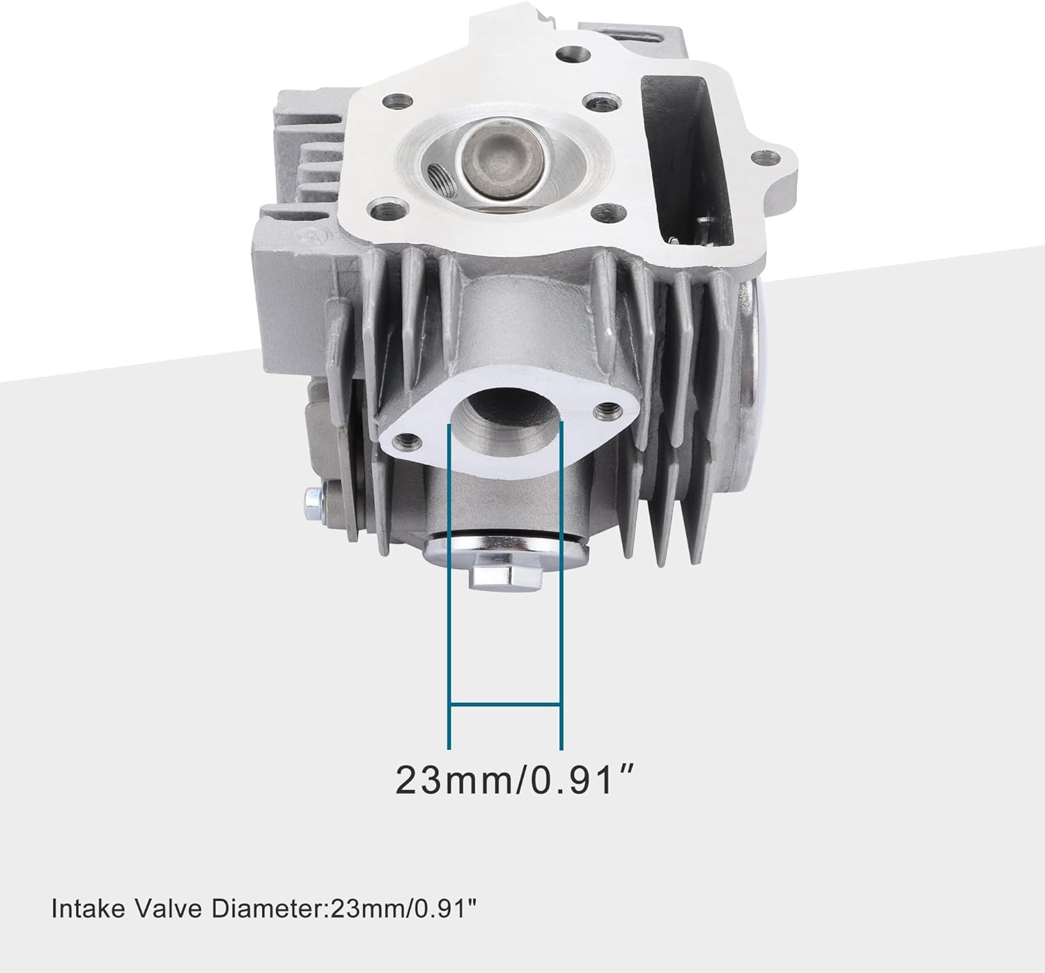 GOOFIT 52.4mm Cylinder Head with Piston and Gasket Replacement for 4 Stroke Taotao Chinese 110cc ATV Scooter Dirt Bike Go Kart