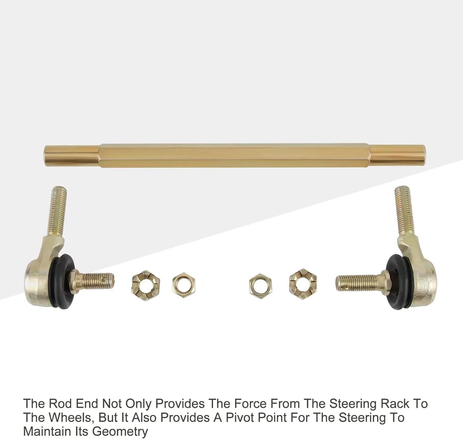 240mm Tie Rod Assembly | 10mm Thread | Precision Steering for 50cc-250cc ATV Quad - goofitmoto