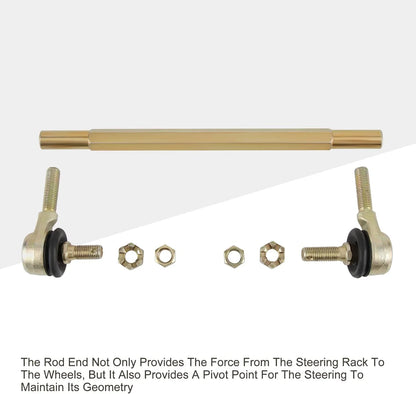 240mm Tie Rod Assembly | 10mm Thread | Precision Steering for 50cc-250cc ATV Quad - goofitmoto