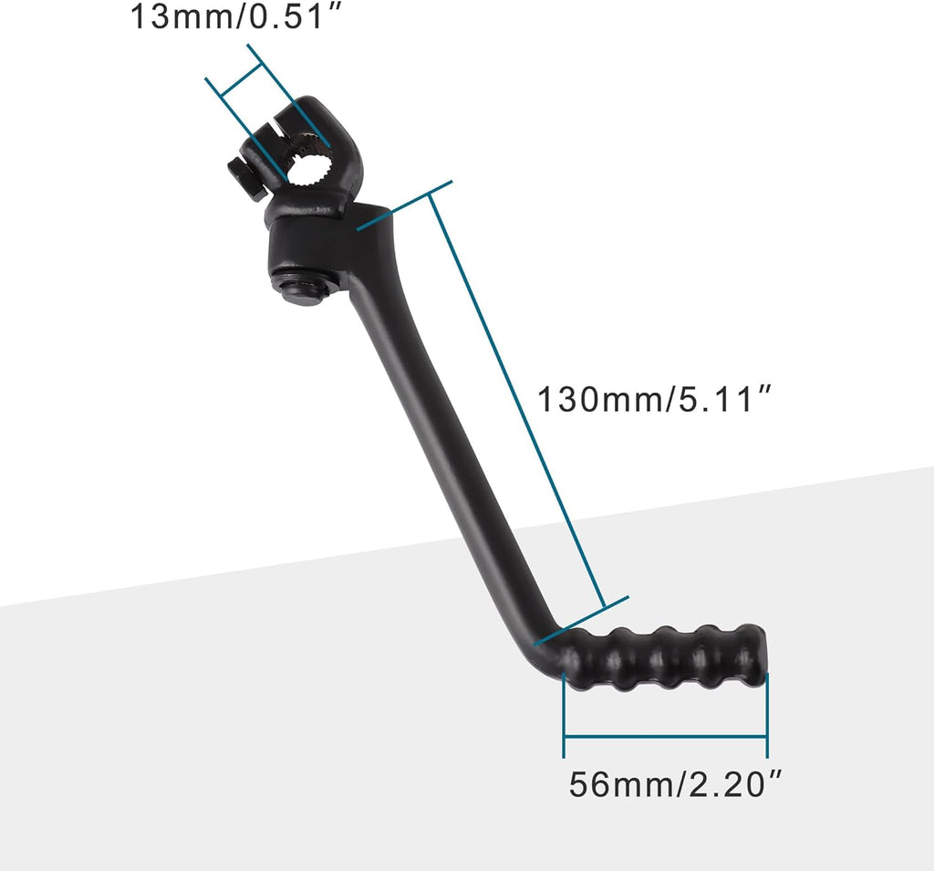 GOOFIT 13mm Kick Starter Lever Replacement for 50cc 70cc 90cc 110cc 125cc Engine Pit Dirt Bike Motorcycle YX SSR XR50 CRF50 Thumpstar Atomik Parts Black
