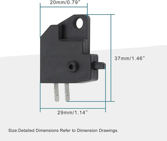 Left Brake Light Switch Sensor for 50cc-250cc ATV, Dirt Bike, Scooter, Moped - goofitmoto