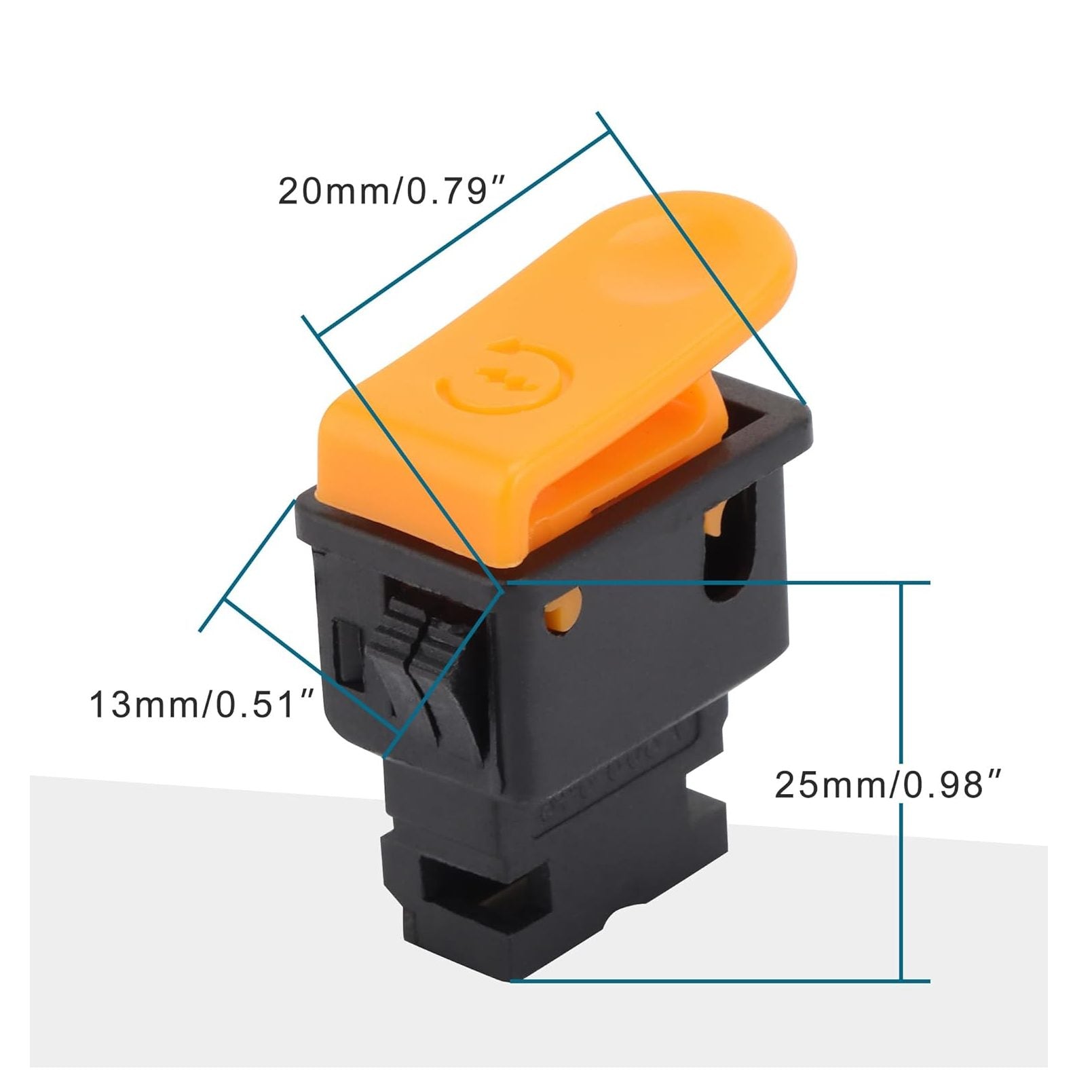 GOOFIT Motorcycle Electric Start Button Switch for 50cc 70cc 90cc 110cc 125cc 150cc Moped Scooter Go Kart