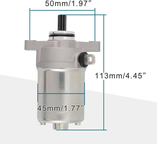 Starter Motor for 90cc Polaris Sportsman, Scrambler, Predator 90 & E-TON 90 ATV - goofitmoto