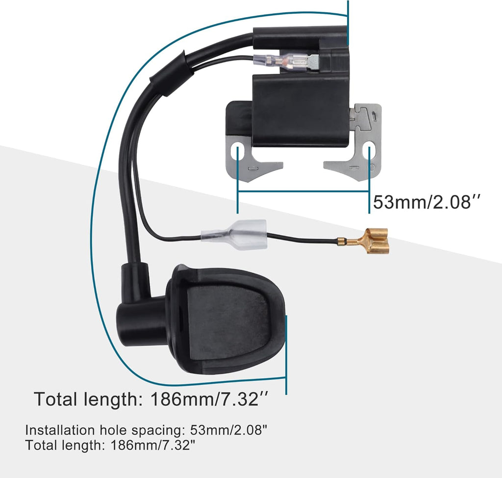 GOOFIT Ignition Coil for 2 stroke 43cc 47cc 49cc 50cc Scooter ATV Mini Moped Pocket Bike Go Kart